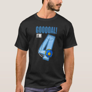 Camiseta Gooooal gol de gol soy el cuarto balonmano de cump