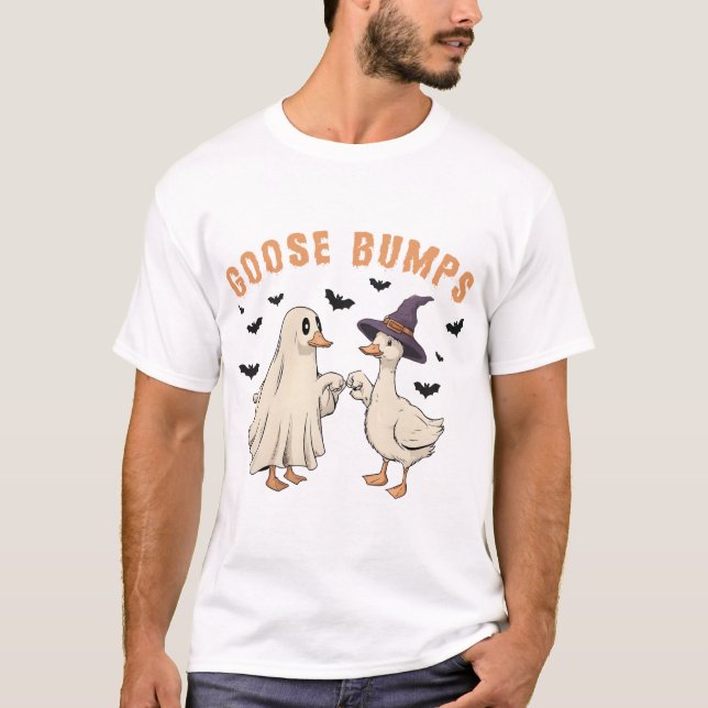 Camiseta Goose Bump Goosebump Geese Fist Bump Hallo (Anverso)