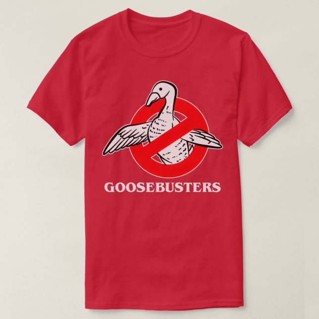 Camiseta Goose Busters Funny Ghost Novedad Regalo Diseño (Diseño del anverso)