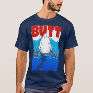 Camiseta Goose Butt Duck Butt Pun Meme Hombres Funny Goos