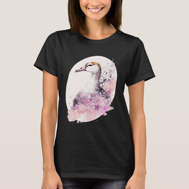 Camiseta Goose Cherry Blossom Japanese Sakura Goose (Anverso)