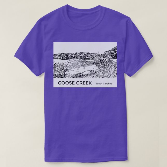 Camiseta Goose Creek South olina (Diseño del anverso)