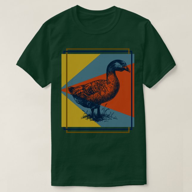 Camiseta Goose Cute Bird (Diseño del anverso)
