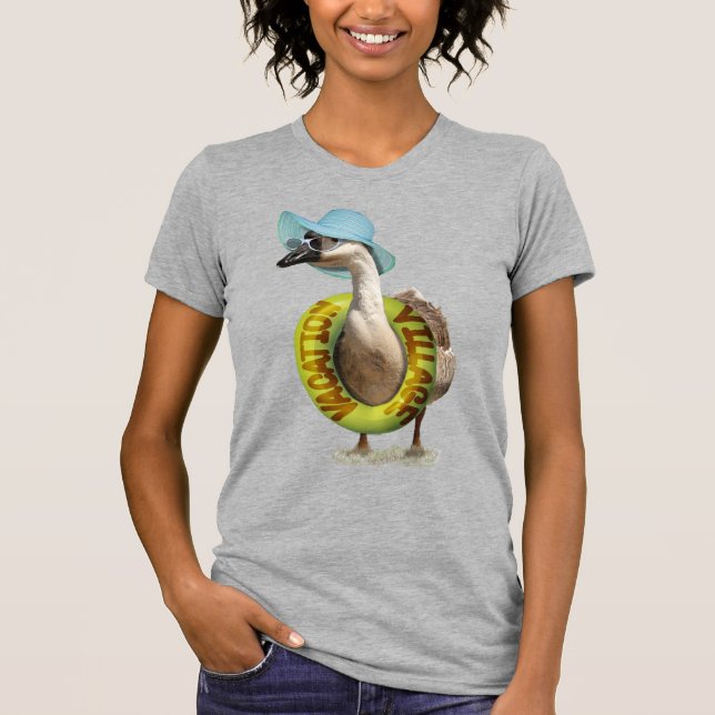 Camiseta Goose de playa con Gorra de verano (Anverso)