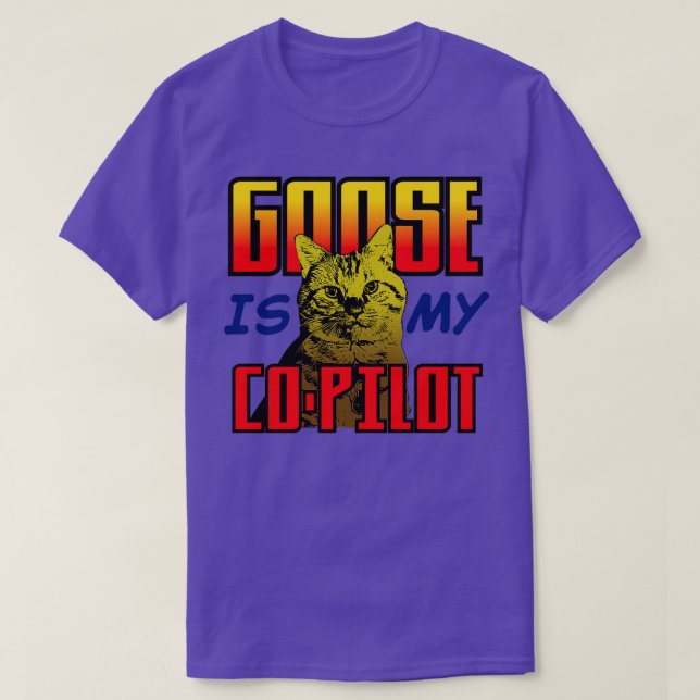 Camiseta Goose es mi copiloto (Diseño del anverso)
