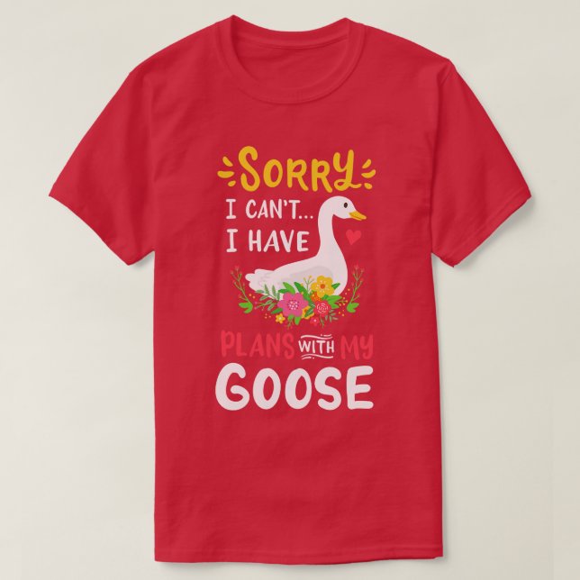 Camiseta Goose Geese Goose Lover (Diseño del anverso)