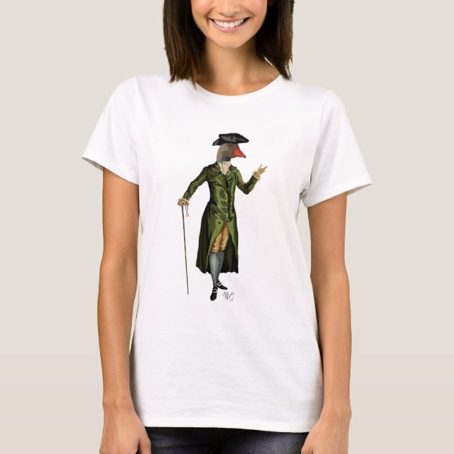 Camiseta Goose in Green Regency Coat 2 (Anverso)