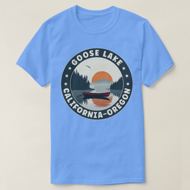 Camiseta Goose Lake CaliforniaOregon Sunset (Diseño del anverso)