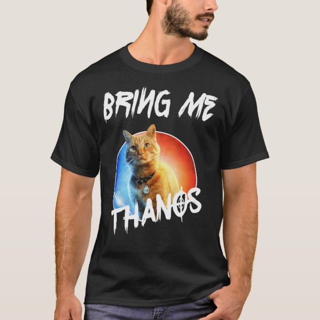 Camiseta Goose-The-Flerken-Cat-Bring-Me-Thanos Essential  (Anverso)