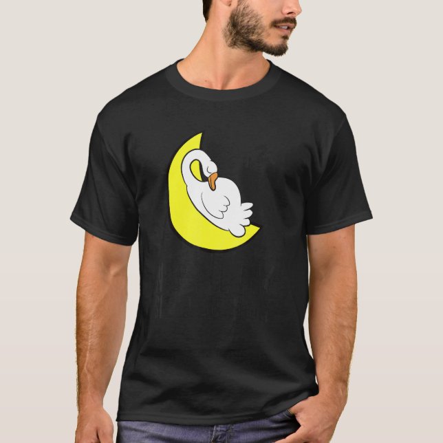 Camiseta Goose Tired Nap All Day Sleep All Night Cute Goose (Anverso)