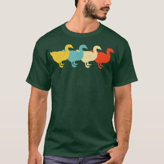Camiseta Goose Vintage Retro Waterfowl Animal Lover 60s 70s