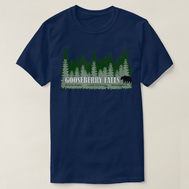 Camiseta Gooseberry Falls State Park Minnesota North Shore  (Diseño del anverso)
