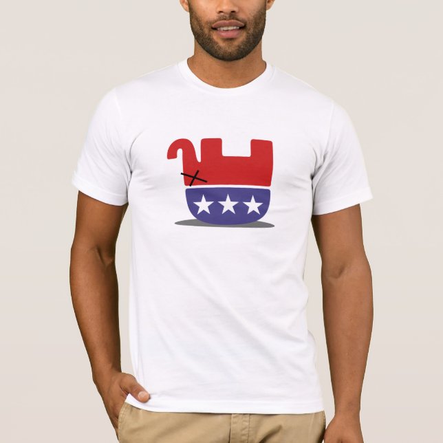 Camiseta GOP de Elefante Muerto (Anverso)