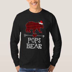 Camiseta Gopas rojas con osos que coinciden con la familia