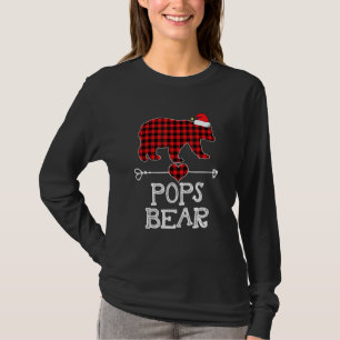 Camiseta Gopas rojas con osos que coinciden con la familia