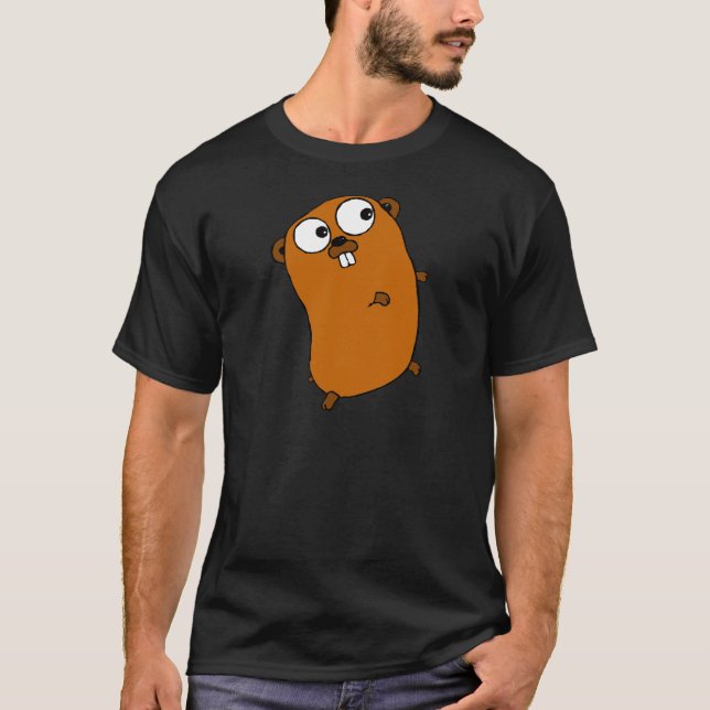 Camiseta Gopher adaptable lindo (Anverso)