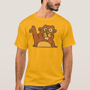 Camiseta Gopher de ondulación con problemas de estilo vinta