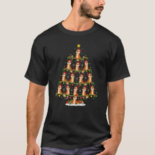 Camiseta Gopher Lights Xmas Santa Gopher Christmas Tree