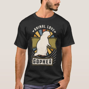 Camiseta Gopher Vintage Classic Retro Animal