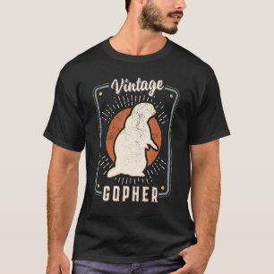 Camiseta Gopher Vintage Retro Classic Animal Love 1
