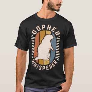 Camiseta Gopher Whisperer Vintage Classic Retro Love