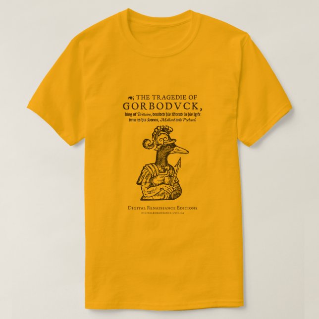 Camiseta Gorboduck (Diseño del anverso)