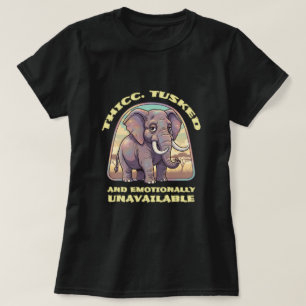 Camiseta Gorda, colmilluda y emocionalmente indisponible