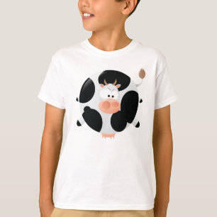Camiseta gorda de la vaca