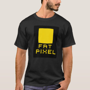Camiseta gorda del pixel