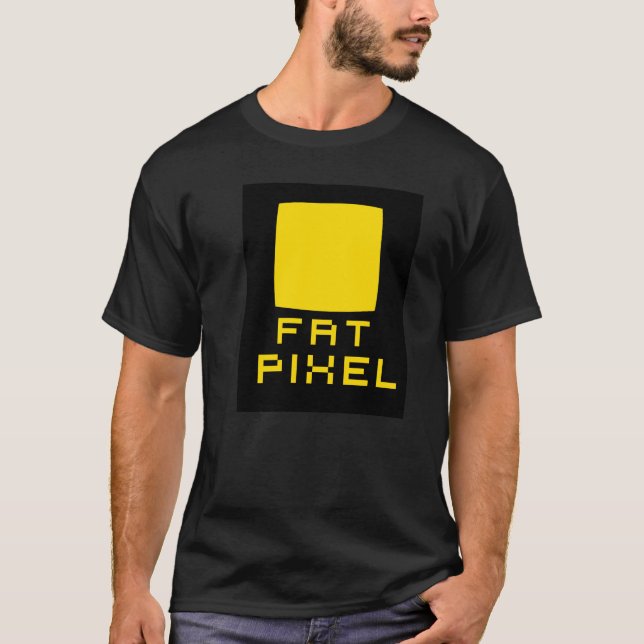 Camiseta gorda del pixel (Anverso)