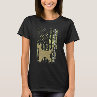 Camiseta Gordo de la bandera estadounidense de la caza de a
