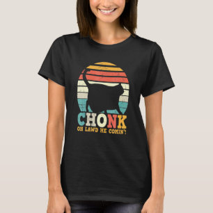 Camiseta Gordo Oh Señor Él Viene Gatito