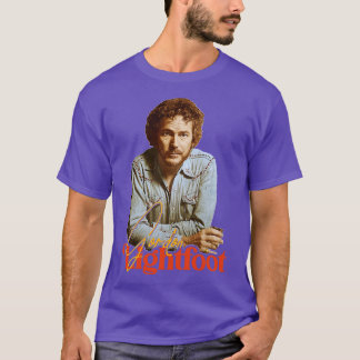 Camiseta Gordon Lightfoot Retro lee mi tributo mental