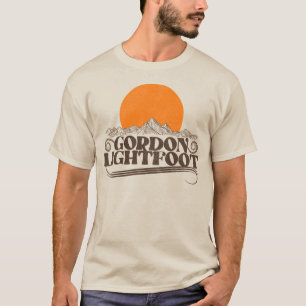 Camiseta Gordon Lightfoot Rising Sun Classic Folk Singer