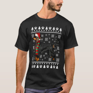Camiseta Gordon Setter Dog Santa Hat Xmas Navidades feos