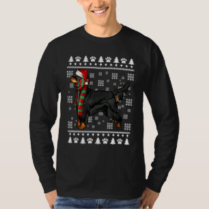 Camiseta Gordon Setter Dog Santa Hat Xmas Navidades feos