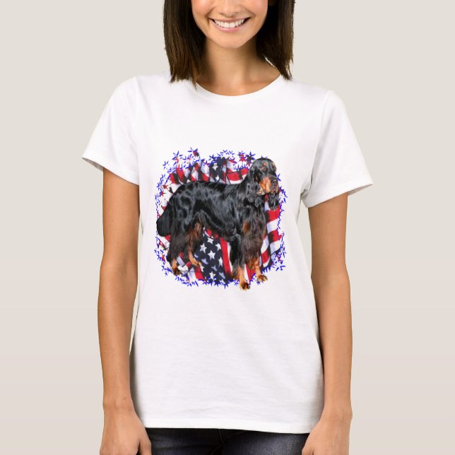 Camiseta Gordon Setter Patriot (Anverso)