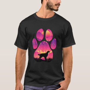Camiseta Gordon Setter Paw Mom Dad Dog Hombres