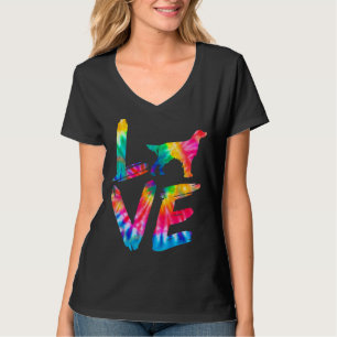 Camiseta Gordon Setter Tie Dye Love Dog Mom