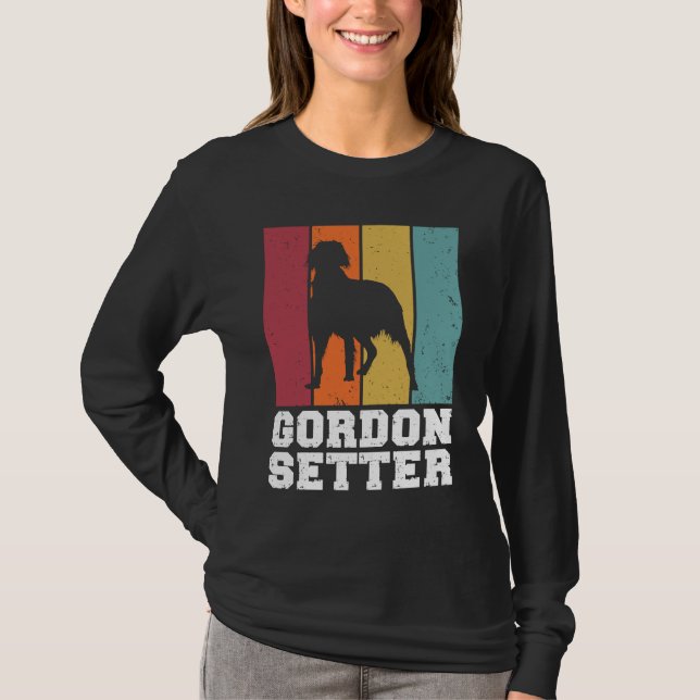 Camiseta Gordon Setter Vintage  1 (Anverso)