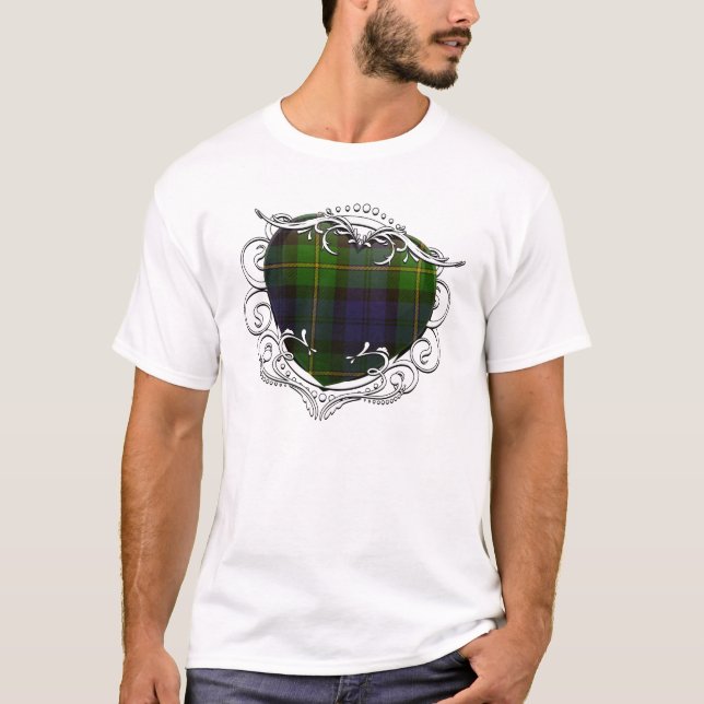 Camiseta Gordon Tartan Heart (Anverso)