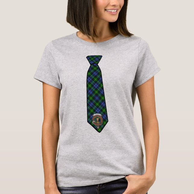 Camiseta Gordon Tartan Necktie w/Badge Women's (Anverso)