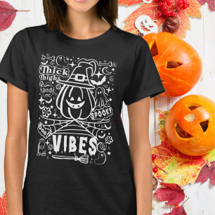 Camiseta Gordos Muslos y Vibraciones Espeluznantes Blanco H
