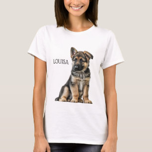 CAMISETA GORGEOUS BLACK & TAN ALEMÁN SHEPHERD PUPPY