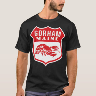 Camiseta Gorham Maine Retro Shield Red