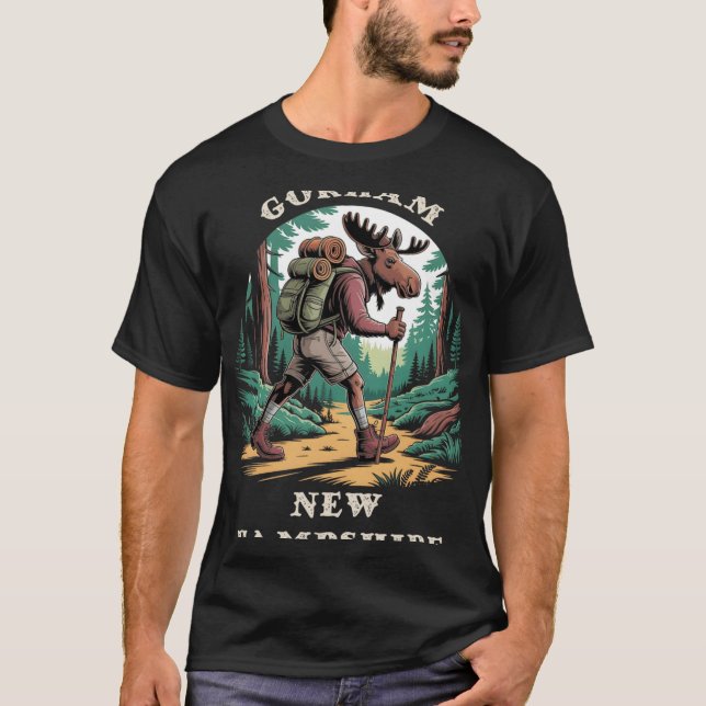 Camiseta Gorham New Hampshire Nh Mountains Hiking Trail Moo (Anverso)