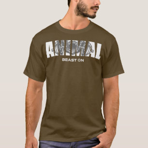 Camiseta Gorila ANIMAL Gorila Dumbbell Gym Motivación Fitne