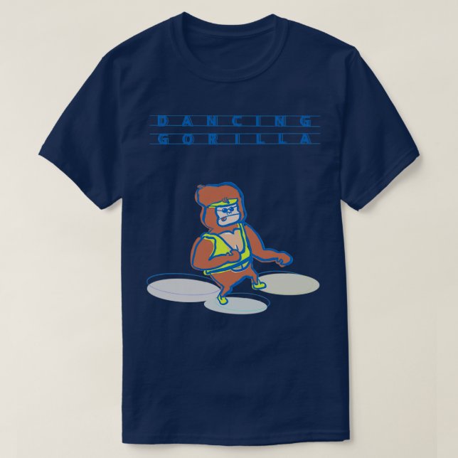 Camiseta Gorila bailarina (Diseño del anverso)