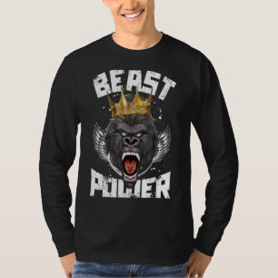 Camiseta Gorila Beast Power Motivation Bodybuilding Gym Wo