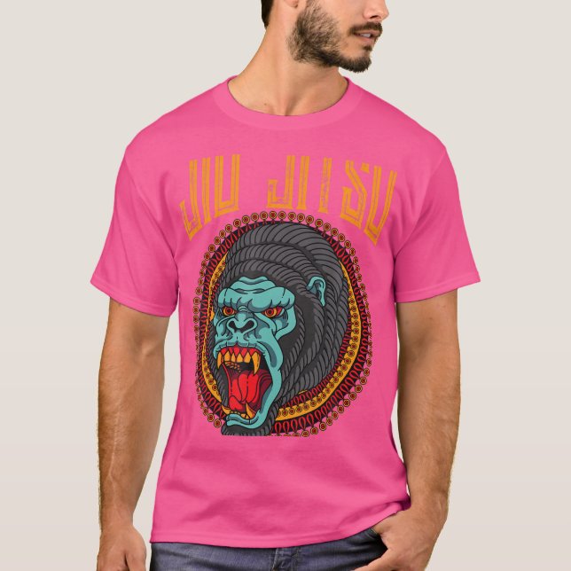 Camiseta Gorila brasileña Jiu Jitsu (Anverso)